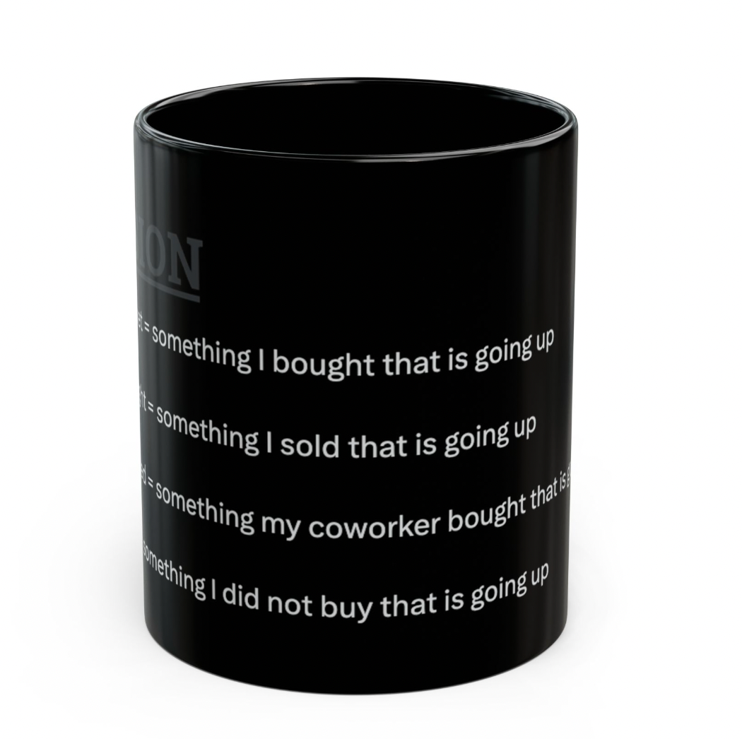 Market Perspective Mug - Black (11oz)